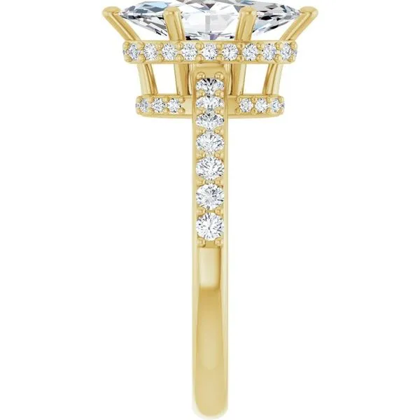 Hidden Halo-Style Engagement Ring Image 4 Mark Jewellers La Crosse, WI