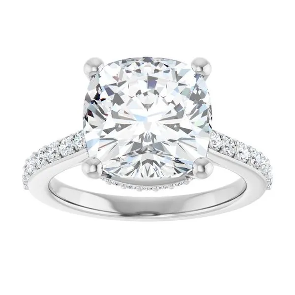 Hidden Halo-Style Engagement Ring Image 3 Mark Jewellers La Crosse, WI