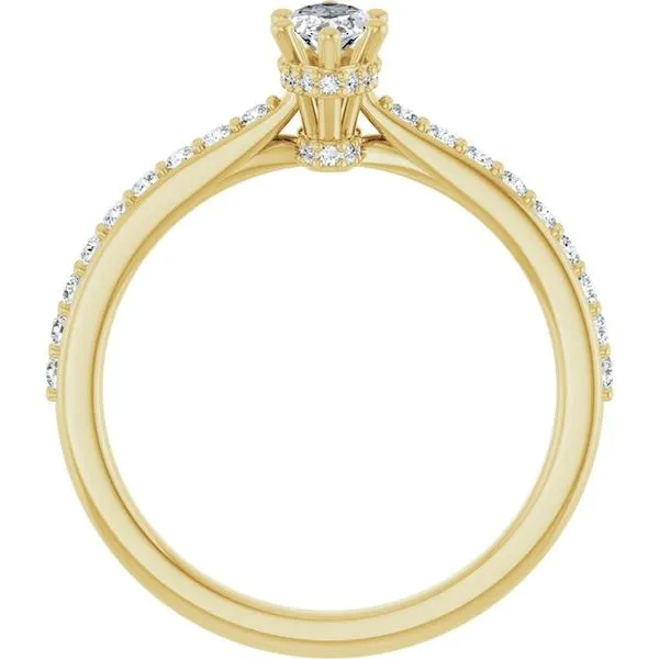 Hidden Halo-Style Engagement Ring Image 2 J. Thomas Jewelers Rochester Hills, MI