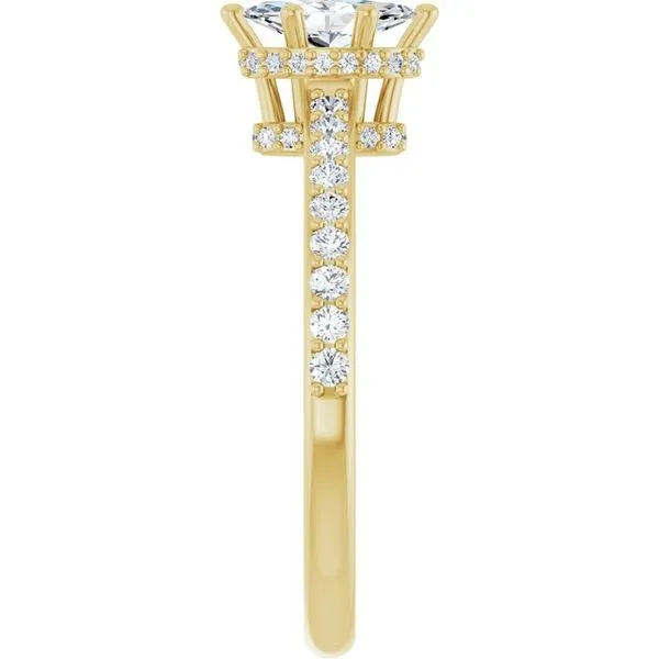 Hidden Halo-Style Engagement Ring Image 4 Ocean View Jewelers Millville, DE