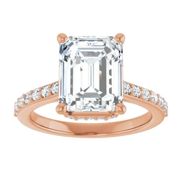 Hidden Halo-Style Engagement Ring Image 3 J. Thomas Jewelers Rochester Hills, MI