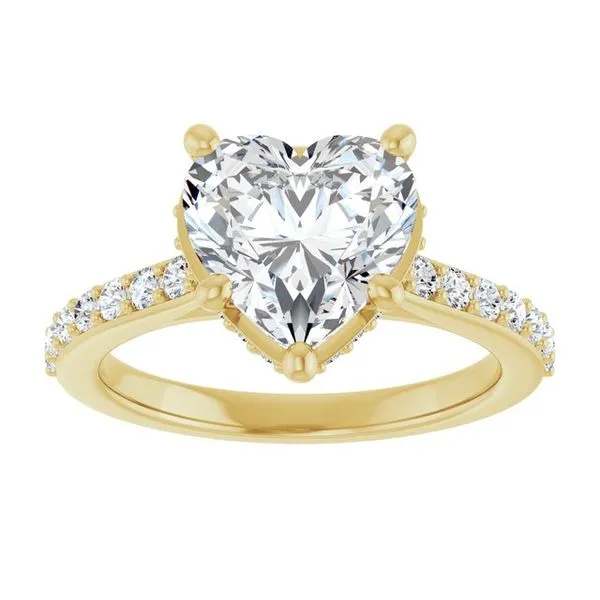Hidden Halo-Style Engagement Ring Image 3 J. Thomas Jewelers Rochester Hills, MI