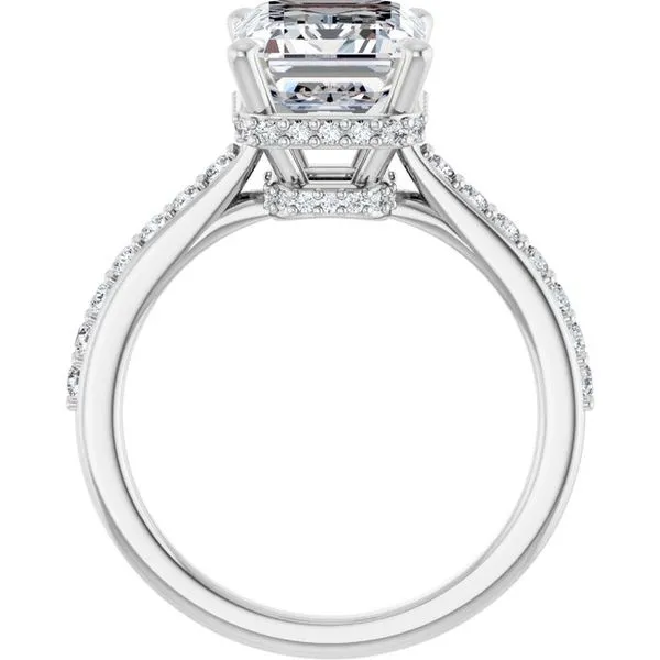 Hidden Halo-Style Engagement Ring Image 2 Shipley's Fine Jewelry Hampstead, MD
