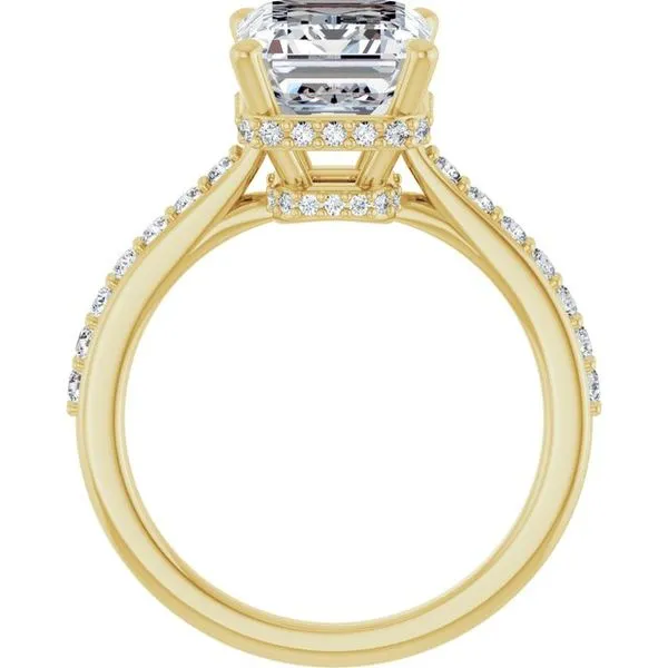 Hidden Halo-Style Engagement Ring Image 2 The Ring Austin Round Rock, TX