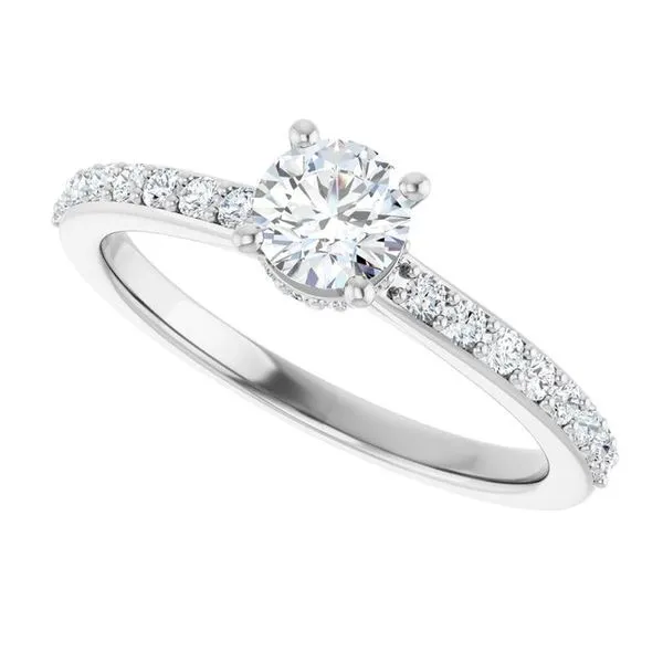 Hidden Halo-Style Engagement Ring Image 5 Mark Jewellers La Crosse, WI