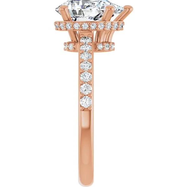 Hidden Halo-Style Engagement Ring Image 4 Clater Jewelers Louisville, KY