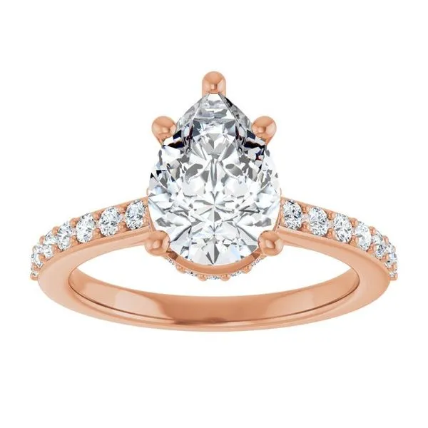 Hidden Halo-Style Engagement Ring Image 3 Virtus Collective Newport Beach , CA