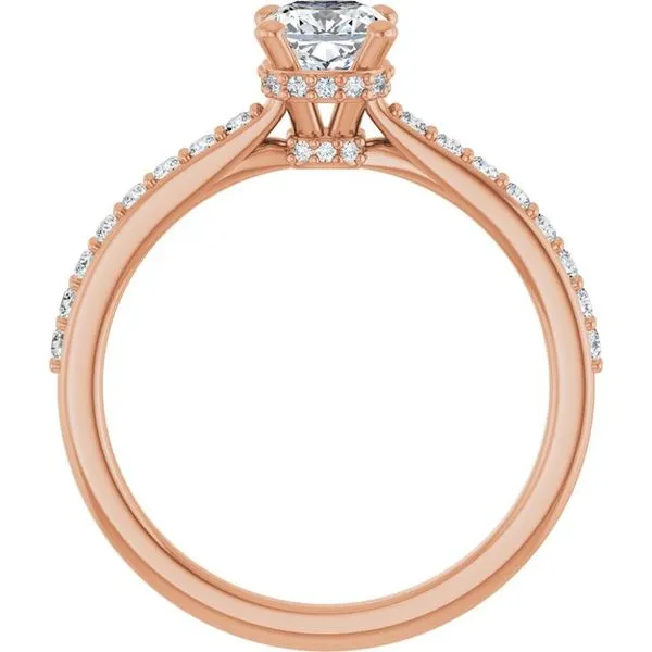 Hidden Halo-Style Engagement Ring Image 2 Don's Jewelry & Design Washington, IA