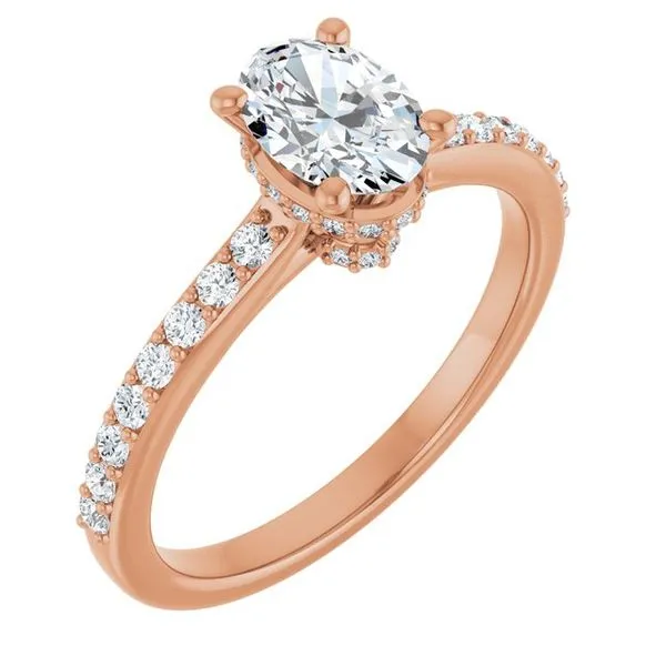 Hidden Halo-Style Engagement Ring Raleigh Diamond Fine Jewelry Raleigh, NC