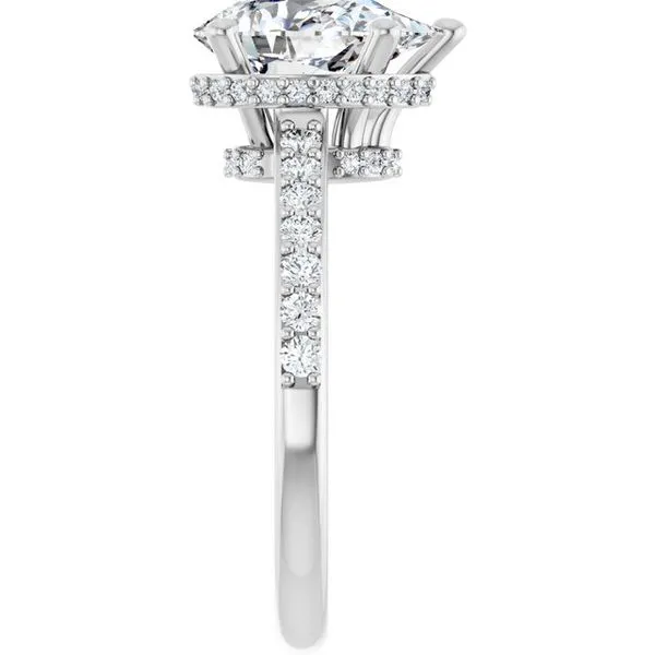 Hidden Halo-Style Engagement Ring Image 4 The Ring Austin Round Rock, TX