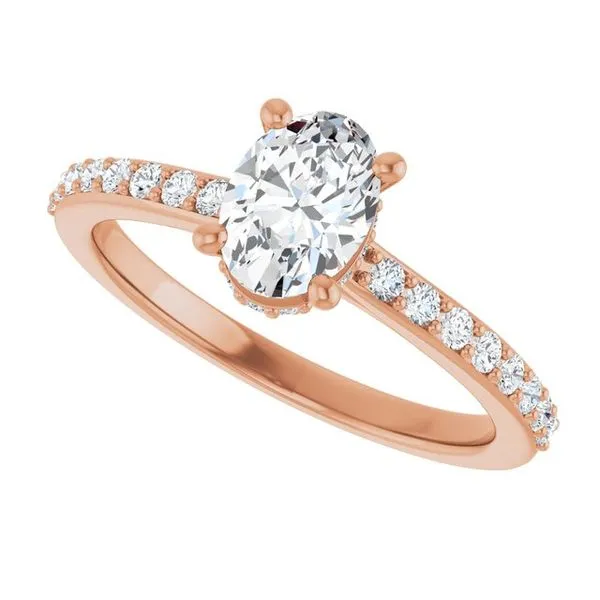 Hidden Halo-Style Engagement Ring Image 5 J. Thomas Jewelers Rochester Hills, MI