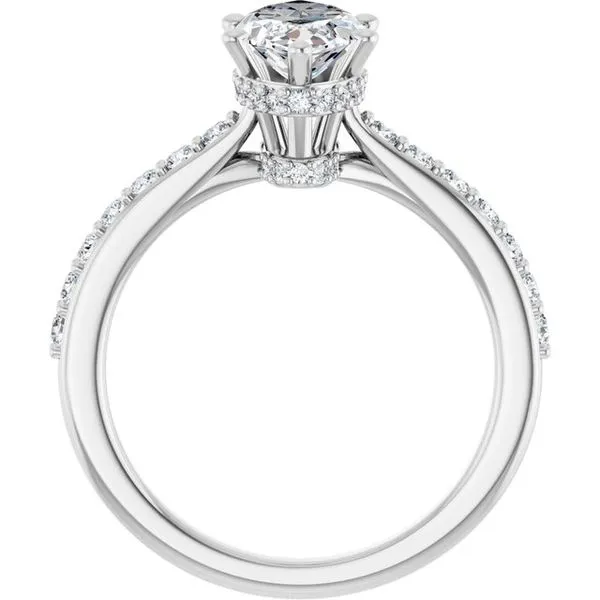 Hidden Halo-Style Engagement Ring Image 2 The Ring Austin Round Rock, TX