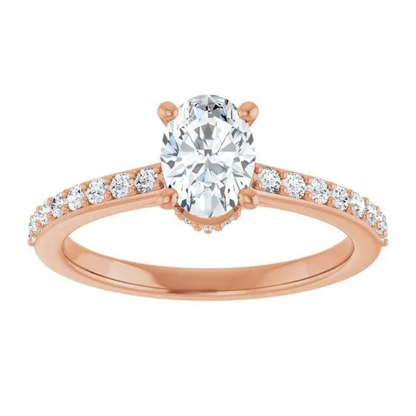 Hidden Halo-Style Engagement Ring Image 3 J. Thomas Jewelers Rochester Hills, MI