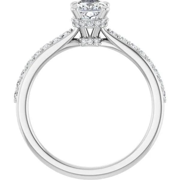 Hidden Halo-Style Engagement Ring Image 2 J. Thomas Jewelers Rochester Hills, MI
