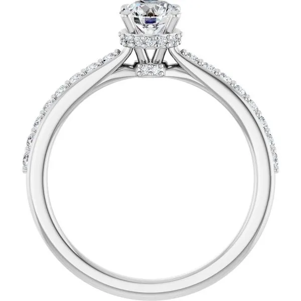 Hidden Halo-Style Engagement Ring Image 2 Clater Jewelers Louisville, KY