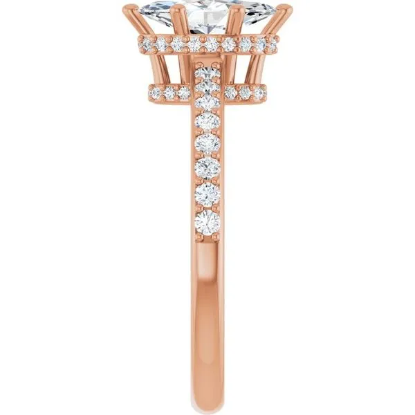 Hidden Halo-Style Engagement Ring Image 4 Ocean View Jewelers Millville, DE