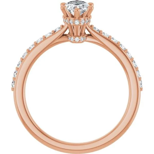 Hidden Halo-Style Engagement Ring Image 2 Natale Jewelers Sewell, NJ