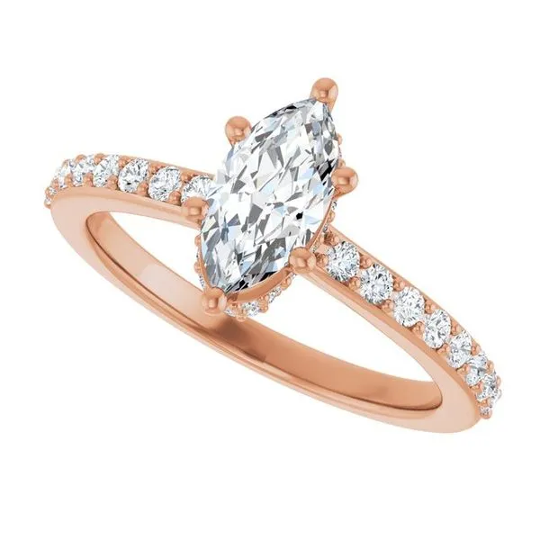 Hidden Halo-Style Engagement Ring Image 5 Mark Jewellers La Crosse, WI