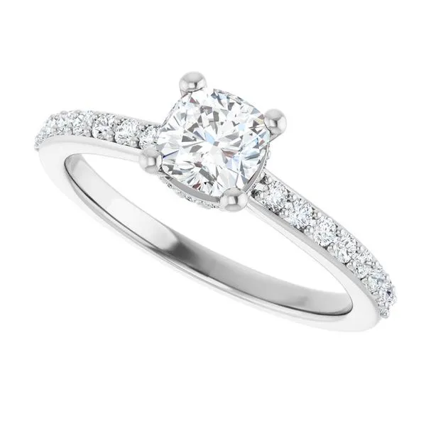 Hidden Halo-Style Engagement Ring Image 5 Mark Jewellers La Crosse, WI