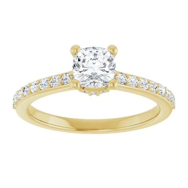 Hidden Halo-Style Engagement Ring Image 3 Natale Jewelers Sewell, NJ