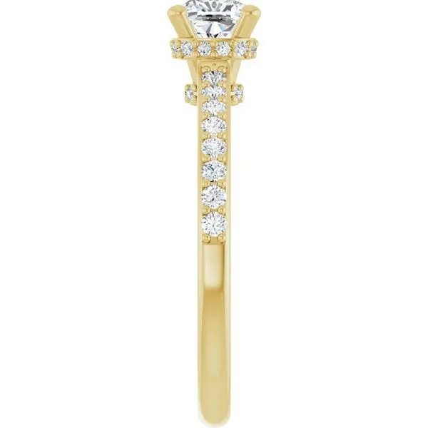 Hidden Halo-Style Engagement Ring Image 4 Clater Jewelers Louisville, KY