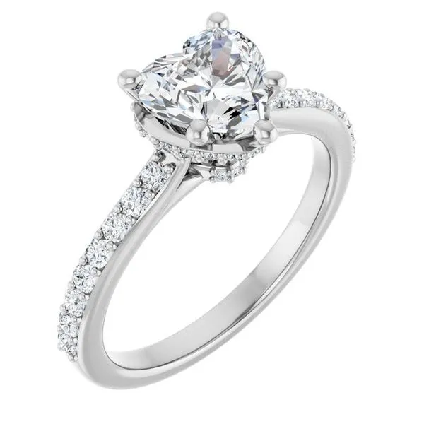 Hidden Halo-Style Engagement Ring Paul James Jewelers Angels Camp, CA