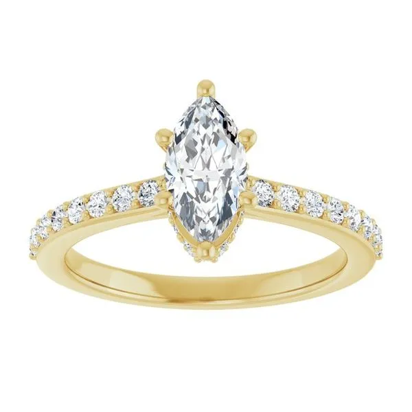 Hidden Halo-Style Engagement Ring Image 3 Mark Jewellers La Crosse, WI