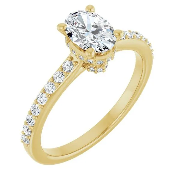 Hidden Halo-Style Engagement Ring Vulcan's Forge LLC KANSAS CITY, MO