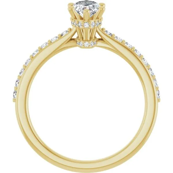 Hidden Halo-Style Engagement Ring Image 2 Natale Jewelers Sewell, NJ