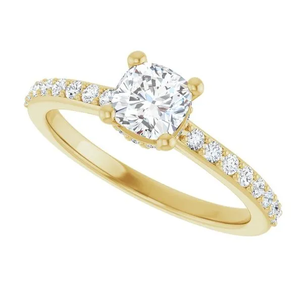 Hidden Halo-Style Engagement Ring Image 5 J. Thomas Jewelers Rochester Hills, MI