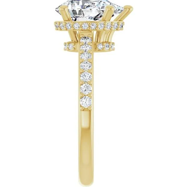 Hidden Halo-Style Engagement Ring Image 4 Mark Jewellers La Crosse, WI