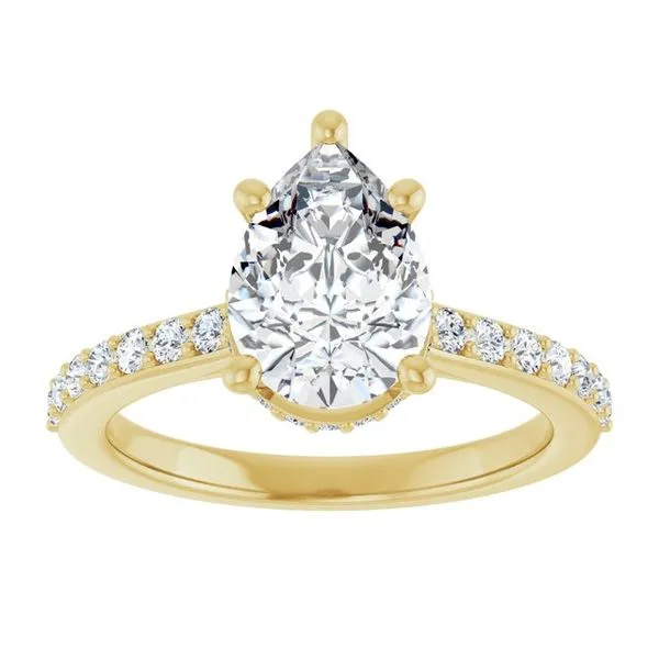 Hidden Halo-Style Engagement Ring Image 3 Arezzo Jewelers Elmwood Park, IL