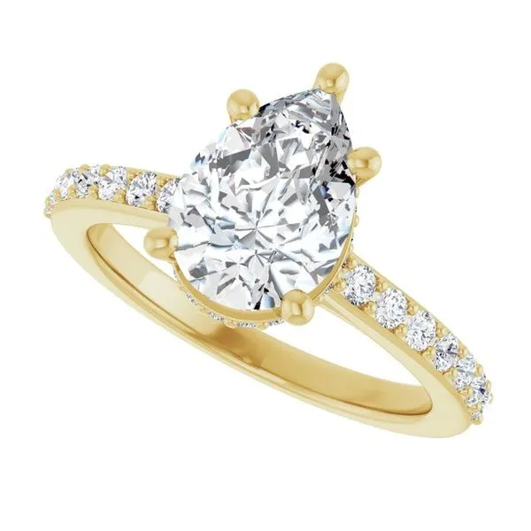 Hidden Halo-Style Engagement Ring Image 5 JF Jones Jewelers Rochester, NY