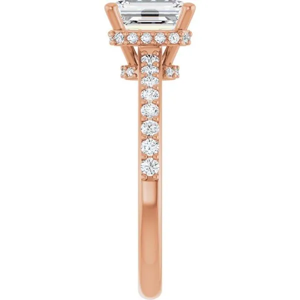 Hidden Halo-Style Engagement Ring Image 4 Ocean View Jewelers Millville, DE