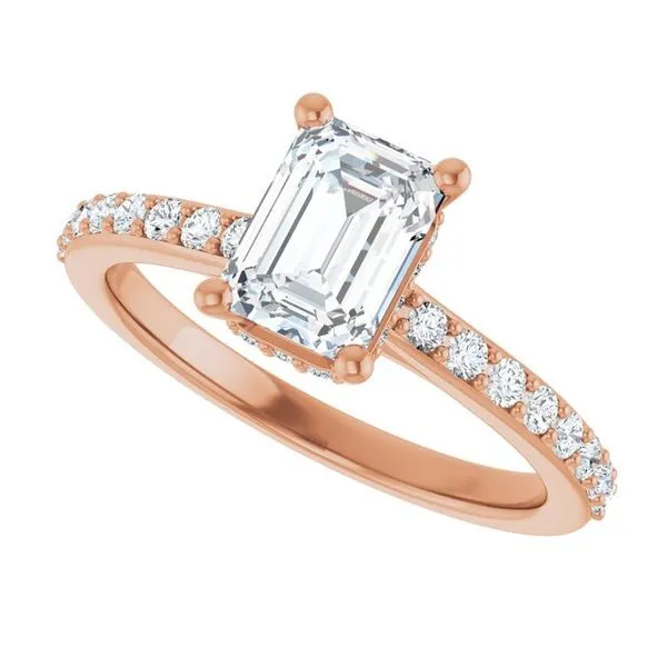 Hidden Halo-Style Engagement Ring Image 5 J. Thomas Jewelers Rochester Hills, MI