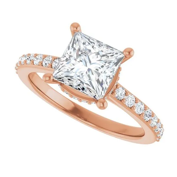 Hidden Halo-Style Engagement Ring Image 5 Mark Jewellers La Crosse, WI