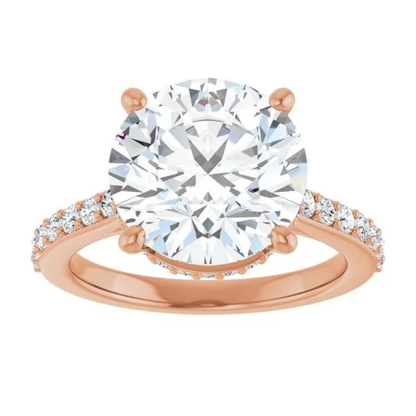 Hidden Halo-Style Engagement Ring Image 3 Jimmy Smith Jewelers Decatur, AL