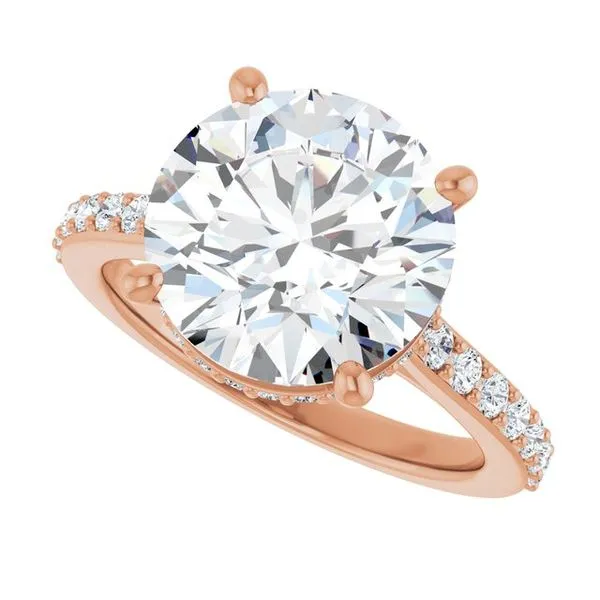 Hidden Halo-Style Engagement Ring Image 5 J. Thomas Jewelers Rochester Hills, MI