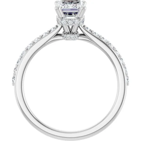 Hidden Halo-Style Engagement Ring Image 2 Natale Jewelers Sewell, NJ