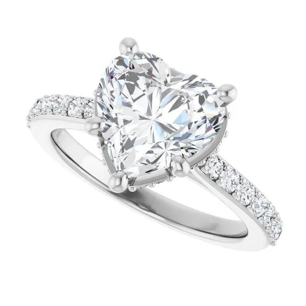 Hidden Halo-Style Engagement Ring Image 5 Paul James Jewelers Angels Camp, CA