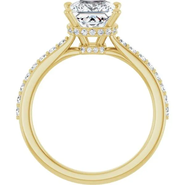 Hidden Halo-Style Engagement Ring Image 2 Shipley's Fine Jewelry Hampstead, MD