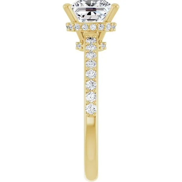 Hidden Halo-Style Engagement Ring Image 4 J. Thomas Jewelers Rochester Hills, MI