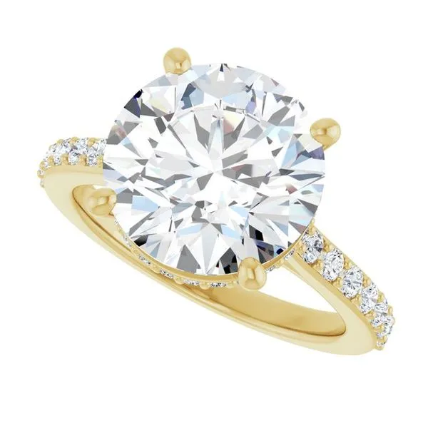 Hidden Halo-Style Engagement Ring Image 5 Austin's Fine Diamonds & Jewelry Lyndhurst, NJ