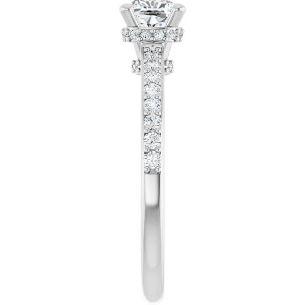 Hidden Halo-Style Engagement Ring Image 4 Arezzo Jewelers Elmwood Park, IL