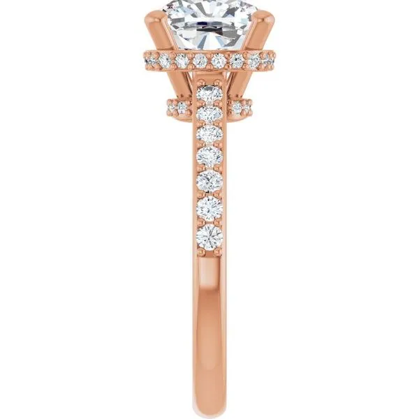 Hidden Halo-Style Engagement Ring Image 4 J. Thomas Jewelers Rochester Hills, MI