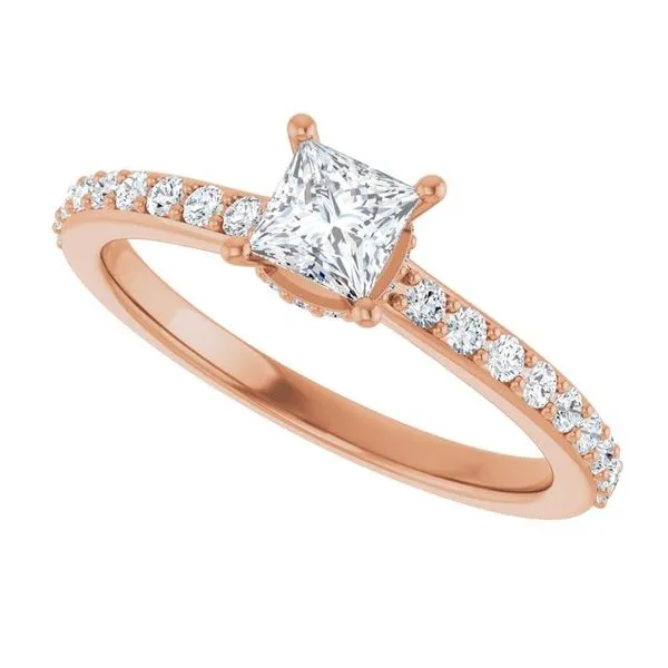 Hidden Halo-Style Engagement Ring Image 5 Shipley's Fine Jewelry Hampstead, MD