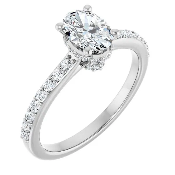 Hidden Halo-Style Engagement Ring Shipley's Fine Jewelry Hampstead, MD