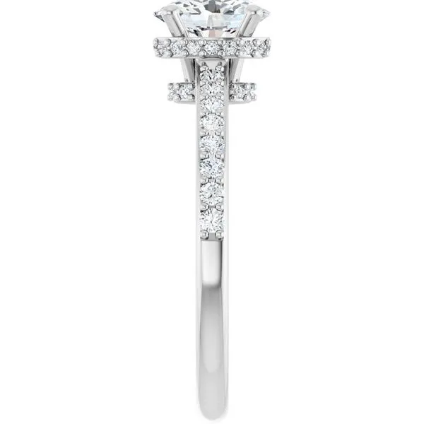 Hidden Halo-Style Engagement Ring Image 4 Arezzo Jewelers Elmwood Park, IL