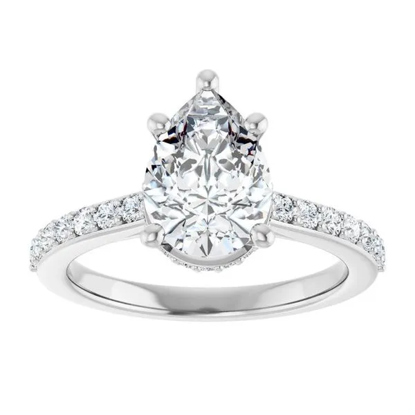 Hidden Halo-Style Engagement Ring Image 3 Arezzo Jewelers Elmwood Park, IL