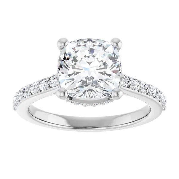 Hidden Halo-Style Engagement Ring Image 3 Mark Jewellers La Crosse, WI